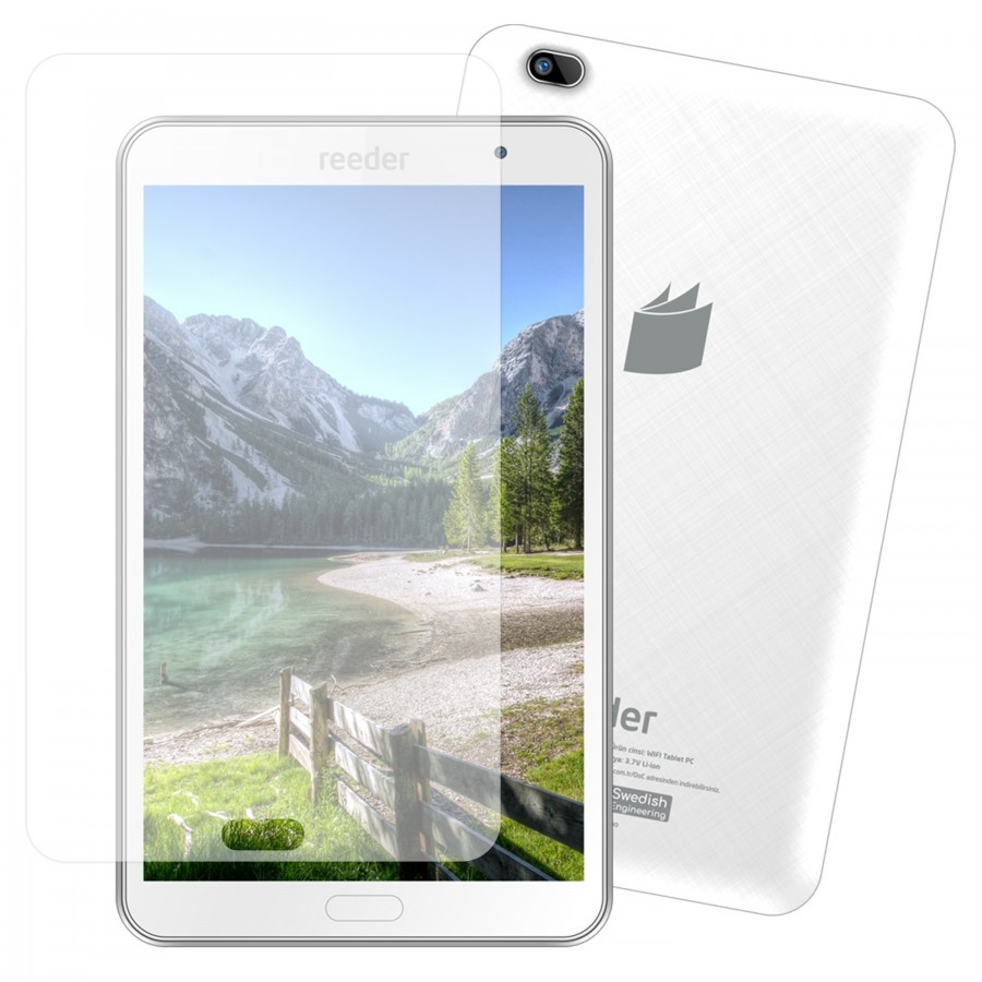 Bufalo Reeder M8 GO 8" Ekran Koruyucu Flexible Esnek Nano