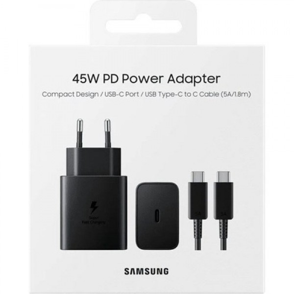 Samsung EP-T4510X Type-C Süper Hızlı Şarj Cihazı 45W Si
