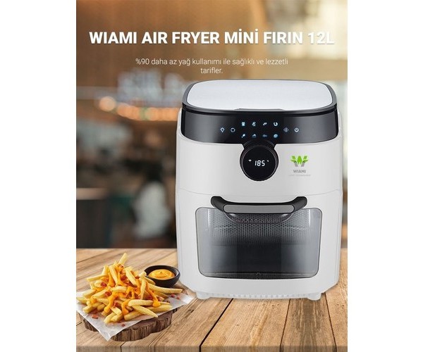 Wiami AirFryer Oven 12L Akıllı Yağsız Fritöz&hellip;