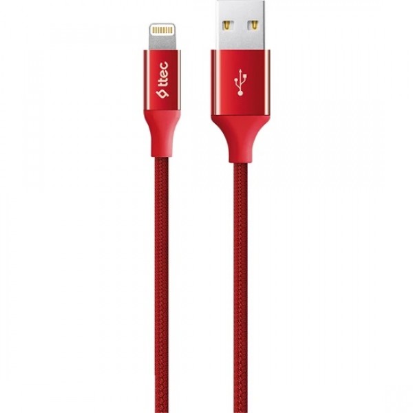 TTec AlumiCable iPhone Uyumlu Şarj Kablosu - Kırmızı 2DK16K…