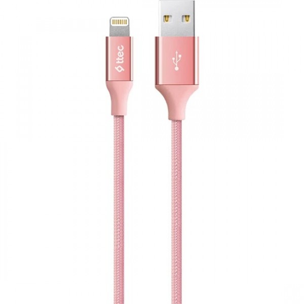 TTec AlumiCable iPhone Uyumlu Şarj Kablosu - Roze Altın 2DK16RA…